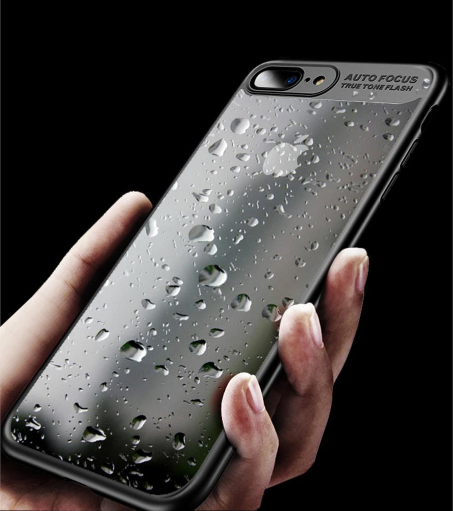 MOBISTYLE- Original Mingdum Series Ultra Thin Clear Shell 360 degree Protection Case Cover For iphone 7plus (5.5) (BLACK)