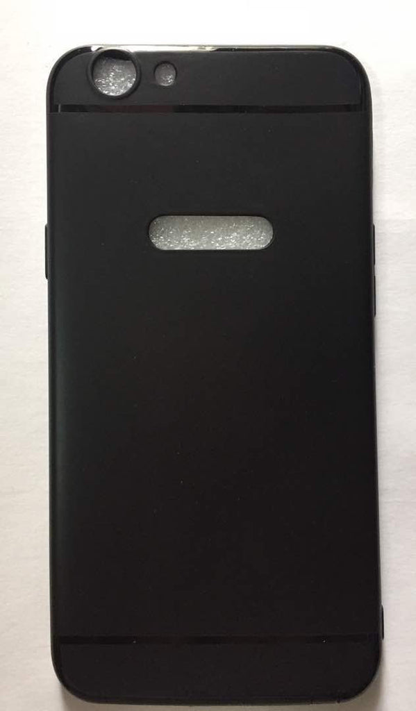 For VIVO V5 - 360 Degree" Sleek Matte Tpu Back Case Cover with in Built Anti dust plugs For VIVO V5 (Black)