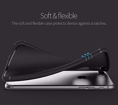 For OnePlus 5 / One Plus 1+5 "360 Degree" Sleek Matte Tpu Back Case Cover with Anti Dusts Plugs and Logo Cut For OnePlus 5 / One Plus 1+5 Black