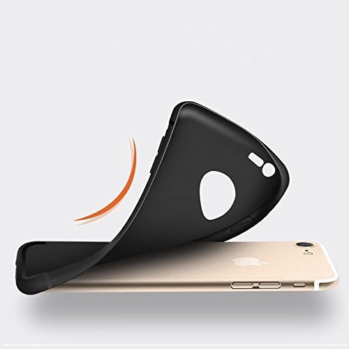 360 degree With All Sides Protection ( Patteren Series) Carbon Fiber TPU Back Case Cover For Apple iPhone 6 / iPhone 6S (4.7) (Black)