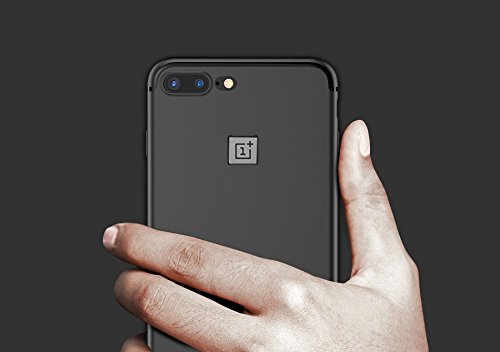 For OnePlus 5 / One Plus 1+5 "360 Degree" Sleek Matte Tpu Back Case Cover with Anti Dusts Plugs and Logo Cut For OnePlus 5 / One Plus 1+5 Black