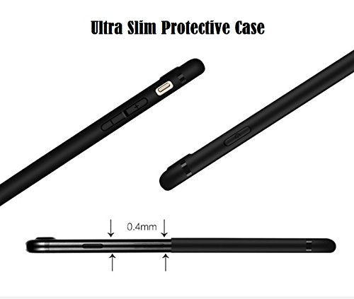 For VIVO V7 PLUS - 360 Degree" Sleek Matte Tpu Back Case Cover with Shining Line For VIVO V7 PLUS (Black)