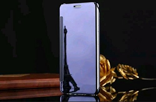 Samsung J5 prime - New Luxury Smart Semi Clear View Mirror Flip Cover For Samsung galaxy J5 Prime