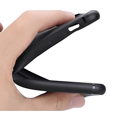 For VIVO V7 PLUS - 360 Degree" Sleek Matte Tpu Back Case Cover with Shining Line For VIVO V7 PLUS (Black)