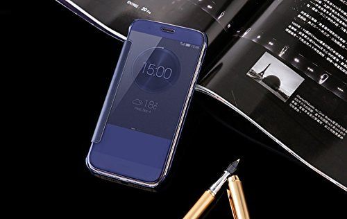 SAMSUNG GALAXY A5 2017 - New Luxury Smart Semi Clear View Mirror Flip Cover For SAMSUNG GALAXY A5 2017
