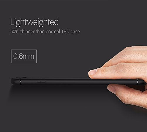 For OnePlus 5 / One Plus 1+5 "360 Degree" Sleek Matte Tpu Back Case Cover with Anti Dusts Plugs and Logo Cut For OnePlus 5 / One Plus 1+5 Black