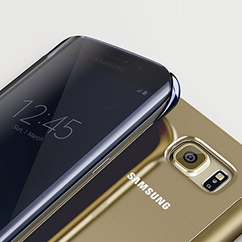 SAMSUNG GALAXY A7 (2017) - New Luxury Smart Semi Clear View Mirror Flip Cover For SAMSUNG GALAXY A7 (2017)