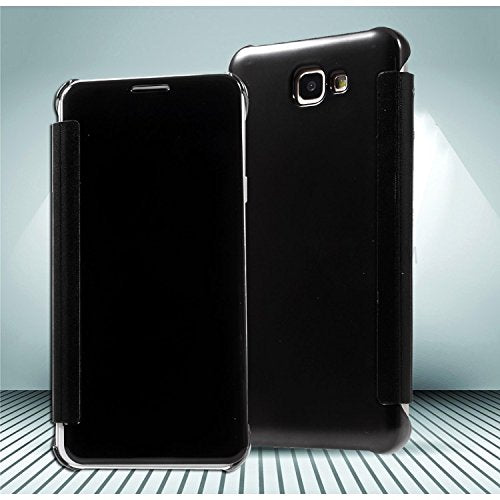 Samsung J5 prime - New Luxury Smart Semi Clear View Mirror Flip Cover For Samsung galaxy J5 Prime