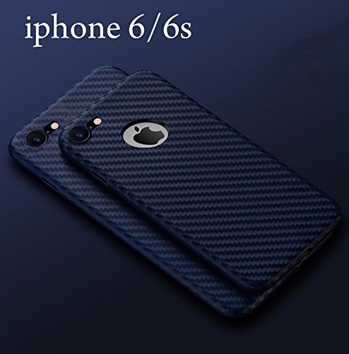 For iphone 6/6s Carbon Fiber TPU Back Case Cover For Apple iPhone 6 / iPhone 6S (4.7)