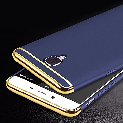 one plus 3 - 3-in-1 Original GKK SHOCKPROOF Dual Layer Thin Back Cover Case For one plus 3 (BLUE)
