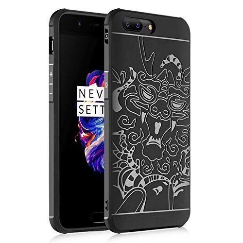 For One Plus 5 (1+5) / One Plus 5 Hybrid Anti-Knock 360 Degree Armor 3D Carved Dragon Protector Shell Slim Armor Shock Proof Skin Back Case Cover For One Plus 5 (1+5) / One Plus 5