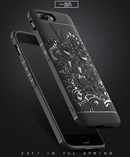 For One Plus 5 (1+5) / One Plus 5 Hybrid Anti-Knock 360 Degree Armor 3D Carved Dragon Protector Shell Slim Armor Shock Proof Skin Back Case Cover For One Plus 5 (1+5) / One Plus 5