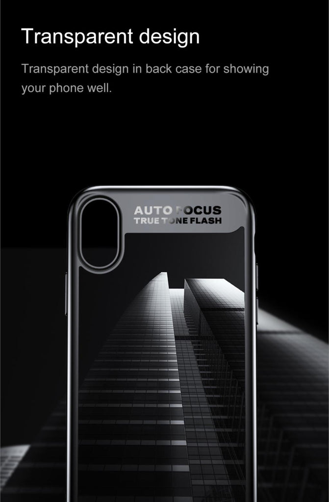 For iphone X (ten) - Ultra Thin Clear Shell 360 degree all side protection Case Cover For iphone X (ten)