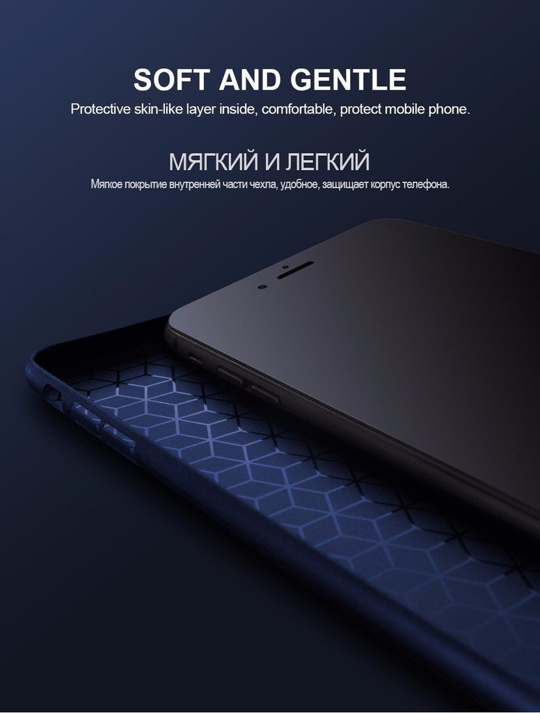 For iphone 6/6s Carbon Fiber TPU Back Case Cover For Apple iPhone 6 / iPhone 6S (4.7)