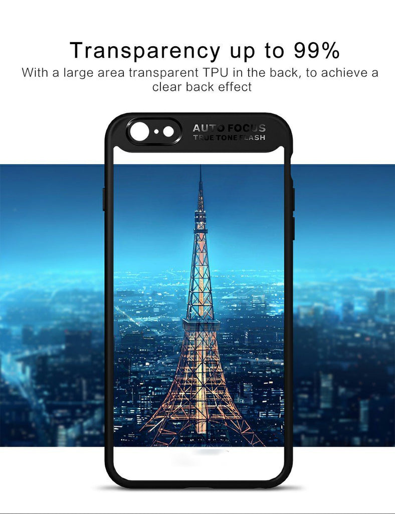 For iPhone 7 Cover Original Ultra Thin Clear Shell Transparent PC & TPU Silicone 360 degree all side protection Case Cover For iPhone 7