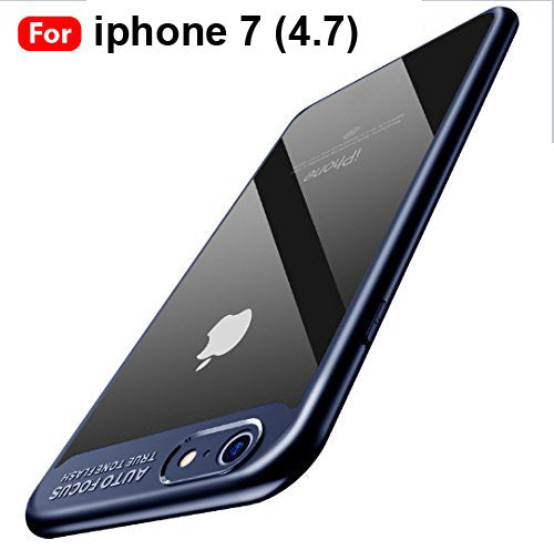 For iPhone 7 Cover Original Ultra Thin Clear Shell Transparent PC & TPU Silicone 360 degree all side protection Case Cover For iPhone 7