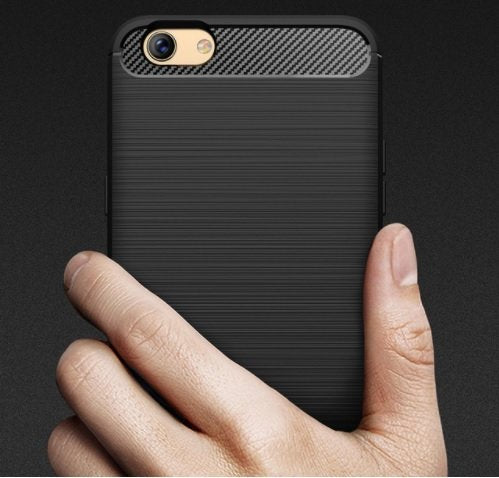 OPPO F3 - Rugged Brushed Armor 360 Degree Protection Shock Proof Back Case Cover for Oppo F3