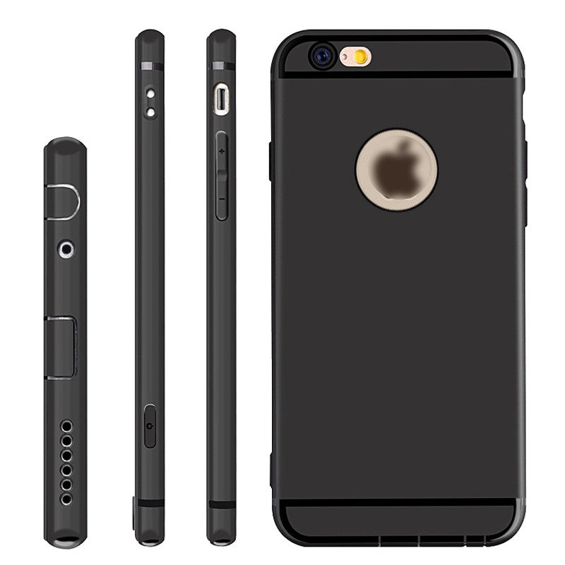 Xiaomi Mi Redmi 4 - 360 Degree Soft Silicone With Anti Dust Plugs Shockproof Slim Back Cover For Xioami MI Redmi 4 (MAY 2017 Launch) (BLACK WITH SHINING LINE)