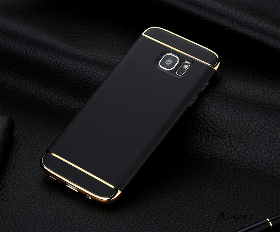 Samsung C9 Pro Ultra Thin Matte Finished Smooth Touch Hybrid Electroplating 3 in 1 Back Cover for Samsung C9 Pro