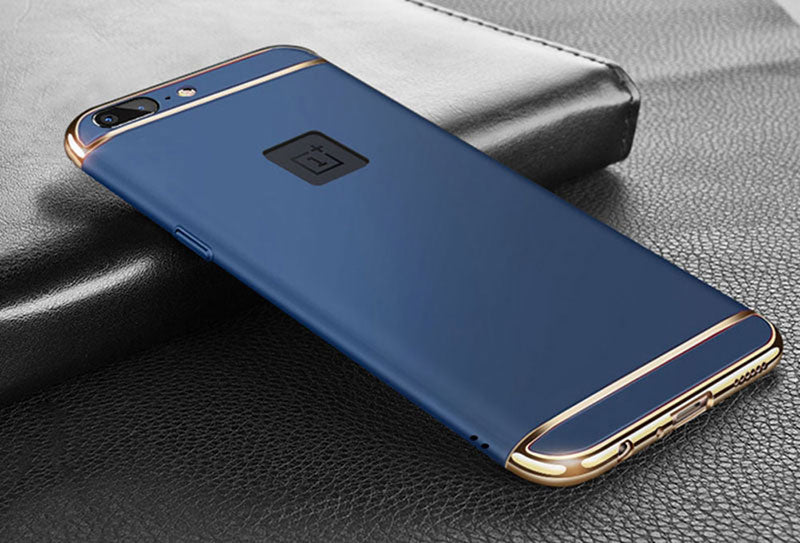 For OnePlus 5 / One Plus 1+5 Ultra Thin Matte Finished Smooth Touch Hybrid Electroplating 3 in 1 Back Cover for OnePlus 5 / One Plus 1+5