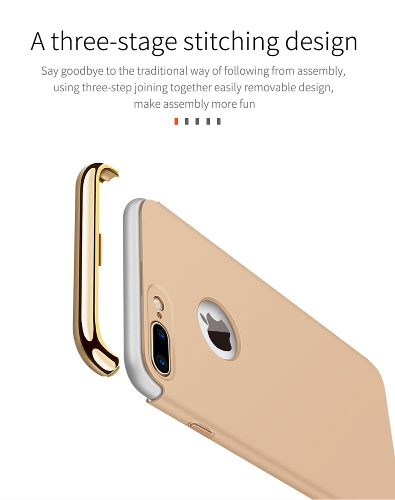 Iphone 7 plus (5.5) - 3-in-1 SHOCKPROOF Dual Layer Thin Back Cover Case For iphone 7 plus (5.5)