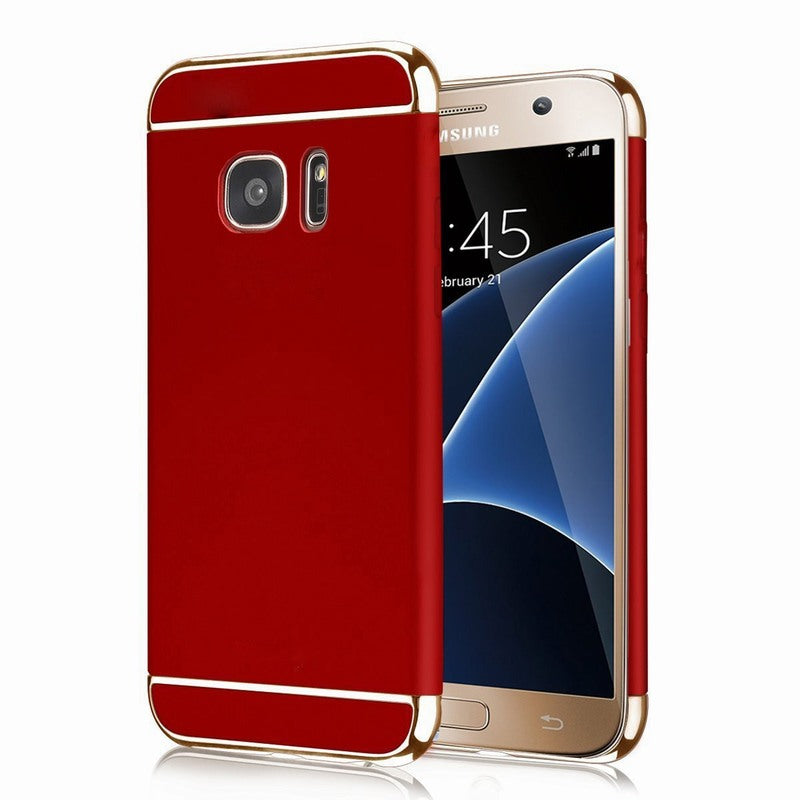 Samsung C9 Pro Ultra Thin Matte Finished Smooth Touch Hybrid Electroplating 3 in 1 Back Cover for Samsung C9 Pro