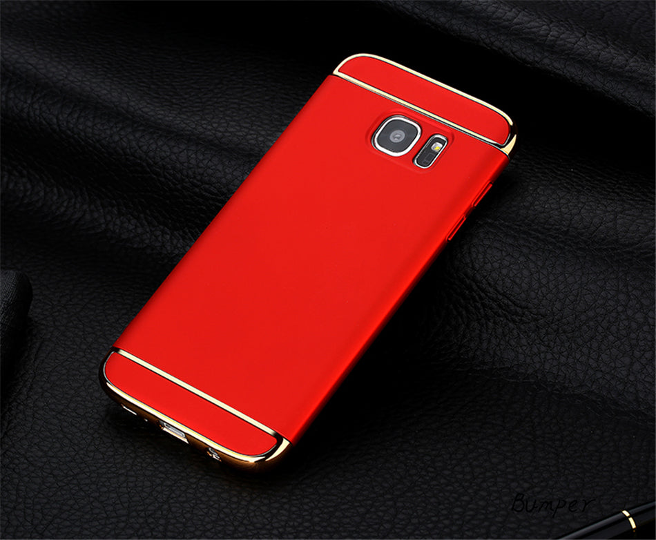 Samsung C9 Pro Ultra Thin Matte Finished Smooth Touch Hybrid Electroplating 3 in 1 Back Cover for Samsung C9 Pro