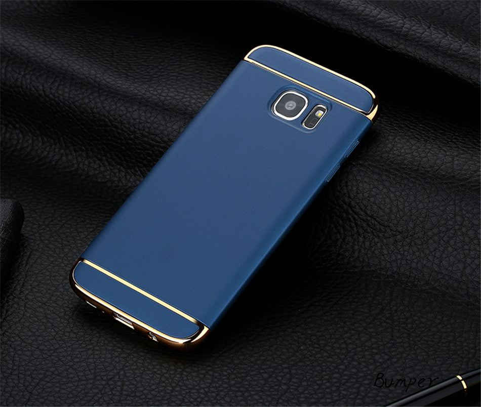 Samsung C9 Pro Ultra Thin Matte Finished Smooth Touch Hybrid Electroplating 3 in 1 Back Cover for Samsung C9 Pro