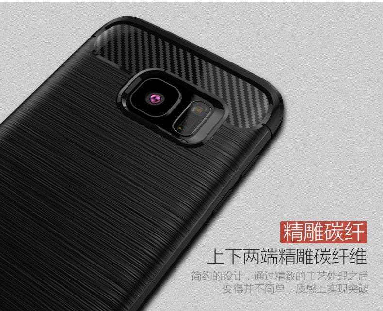 Samsung S7 Edge prime Rugged Brushed Armor Shock Proof Back Cover Case For Samsung S7 Edge