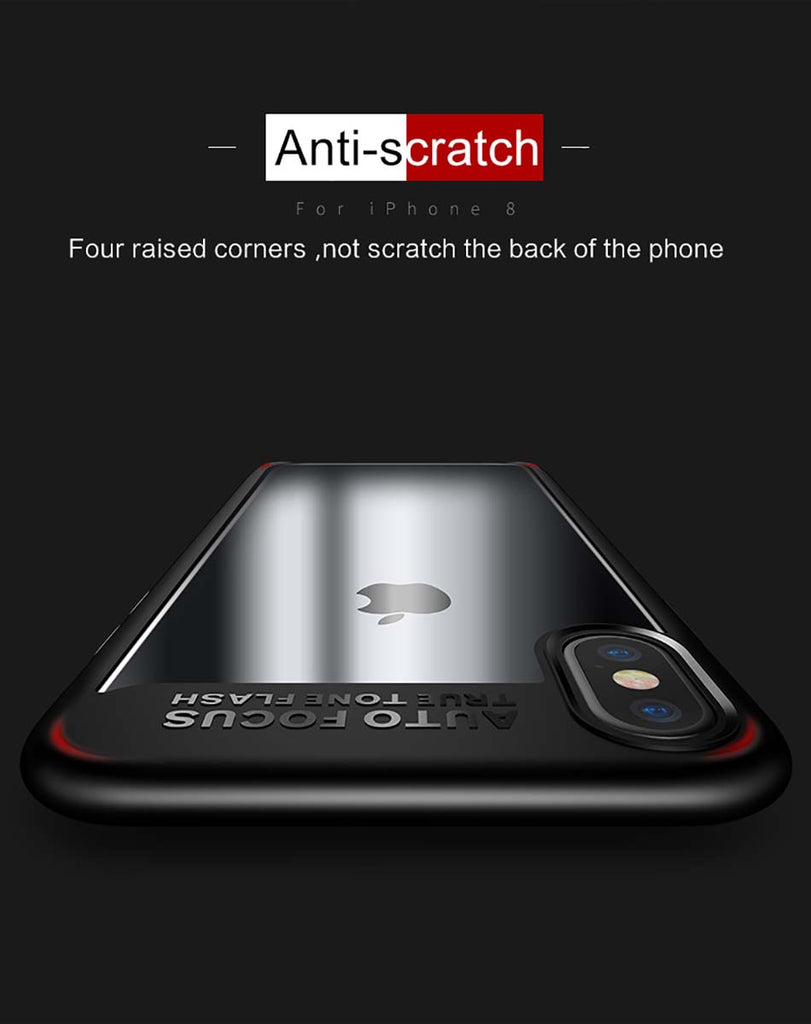 For iphone X (ten) - Ultra Thin Clear Shell 360 degree all side protection Case Cover For iphone X (ten)