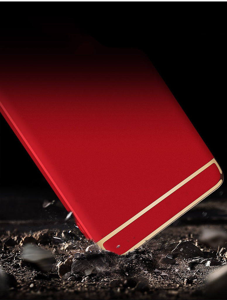 For OnePlus 5 / One Plus 1+5 Ultra Thin Matte Finished Smooth Touch Hybrid Electroplating 3 in 1 Back Cover for OnePlus 5 / One Plus 1+5