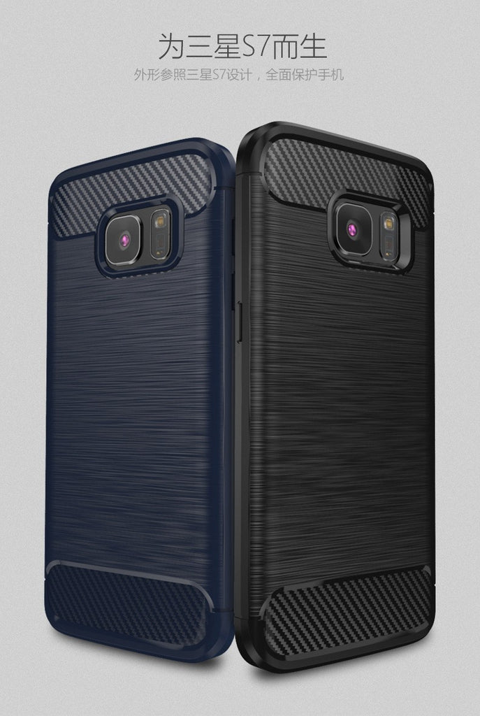 Samsung S7 Edge prime Rugged Brushed Armor Shock Proof Back Cover Case For Samsung S7 Edge