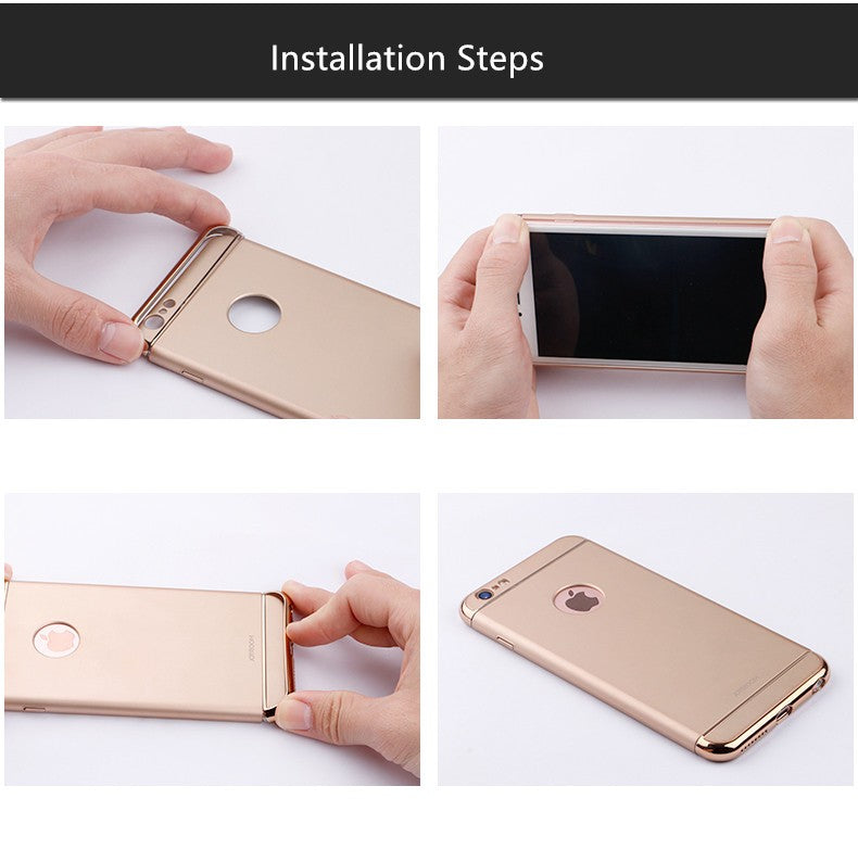 Iphone 6 / 6s (4.7) - 3-in-1 SHOCKPROOF Dual Layer Thin Back Cover Case For iphone Iphone 6 / 6s (4.7)