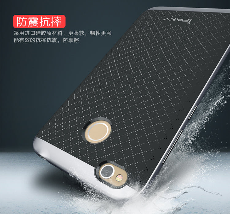 Luxury Ultra-Thin Ipaky Dual Layer Dotted Bumper Back Case Cover For Xiaomi Mi Redmi 4