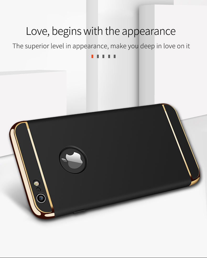 For iphone 5/ 5S/ SE - 3-in-1 SHOCKPROOF Dual Layer Thin Back Cover Case For iphone 5 / 5S / SE