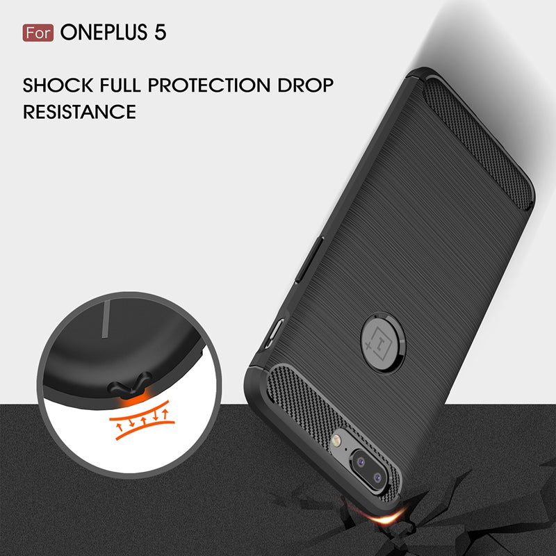 One plus 5 Original Rugged Armor Shock Proof TPU Case 360 degree protection for One plus 5 / 1+5