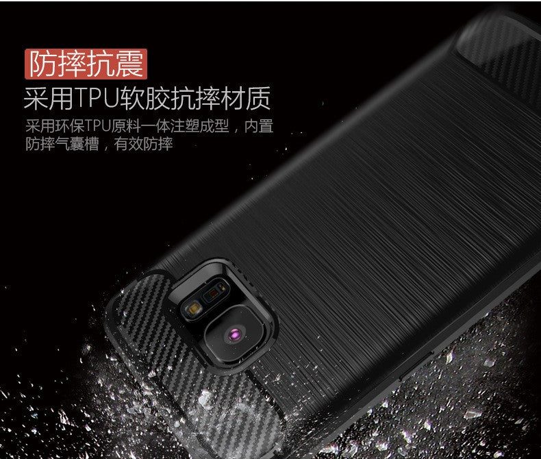 Samsung S7 Edge prime Rugged Brushed Armor Shock Proof Back Cover Case For Samsung S7 Edge