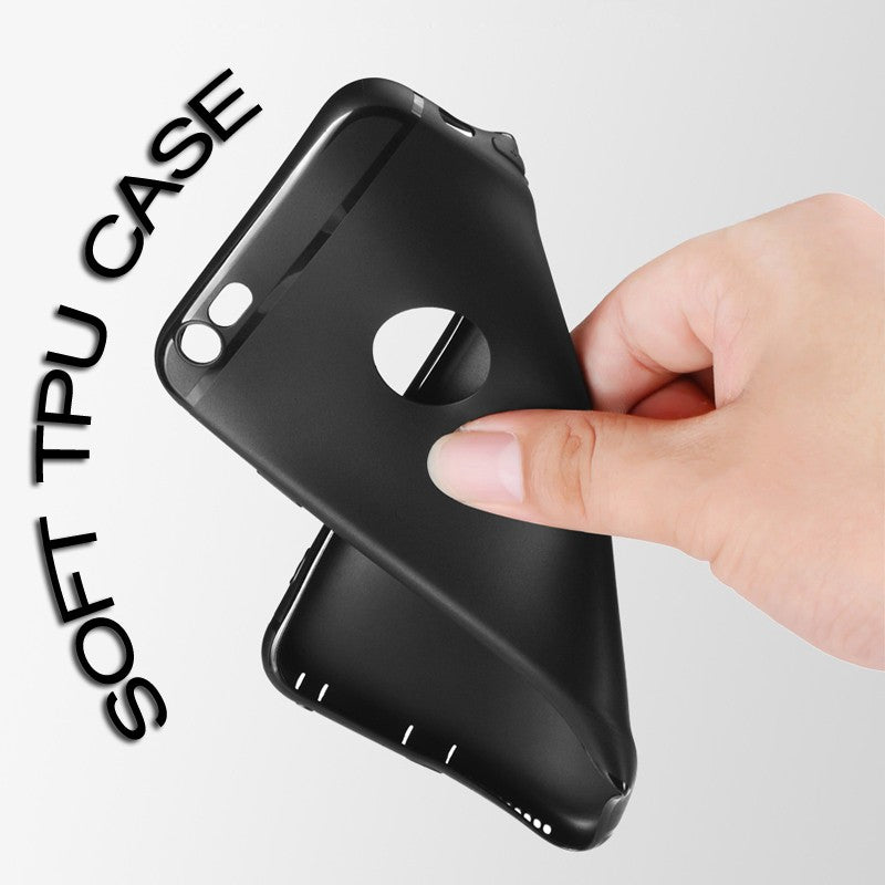 Xiaomi Mi Redmi 4 - 360 Degree Soft Silicone With Anti Dust Plugs Shockproof Slim Back Cover For Xioami MI Redmi 4 (MAY 2017 Launch) (BLACK WITH SHINING LINE)