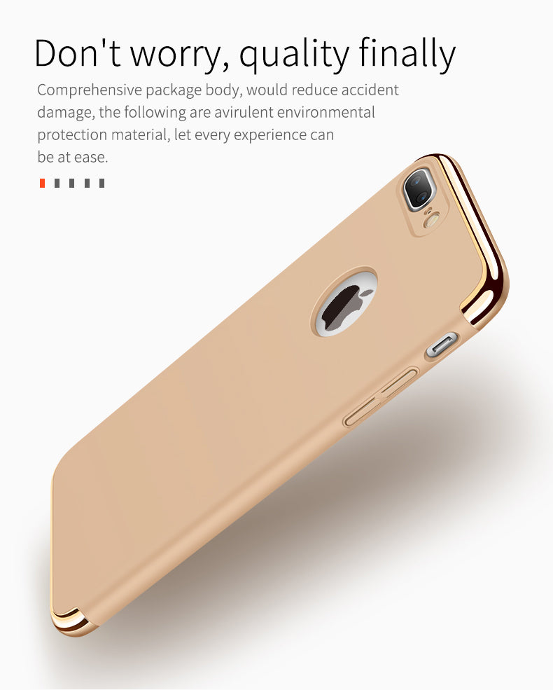 Iphone 7 plus (5.5) - 3-in-1 SHOCKPROOF Dual Layer Thin Back Cover Case For iphone 7 plus (5.5)