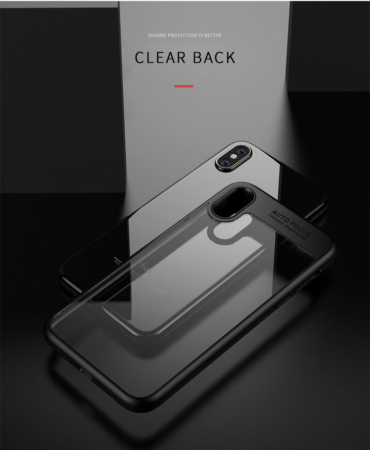 For iphone X (ten) - Ultra Thin Clear Shell 360 degree all side protection Case Cover For iphone X (ten)