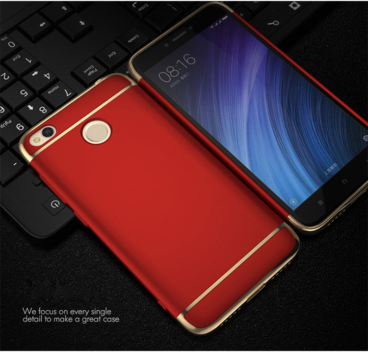 Xiaomi Mi Redmi 4 - 3-in-1 SHOCKPROOF Dual Layer Thin Back Cover Case For Xiaomi Mi Redmi 4