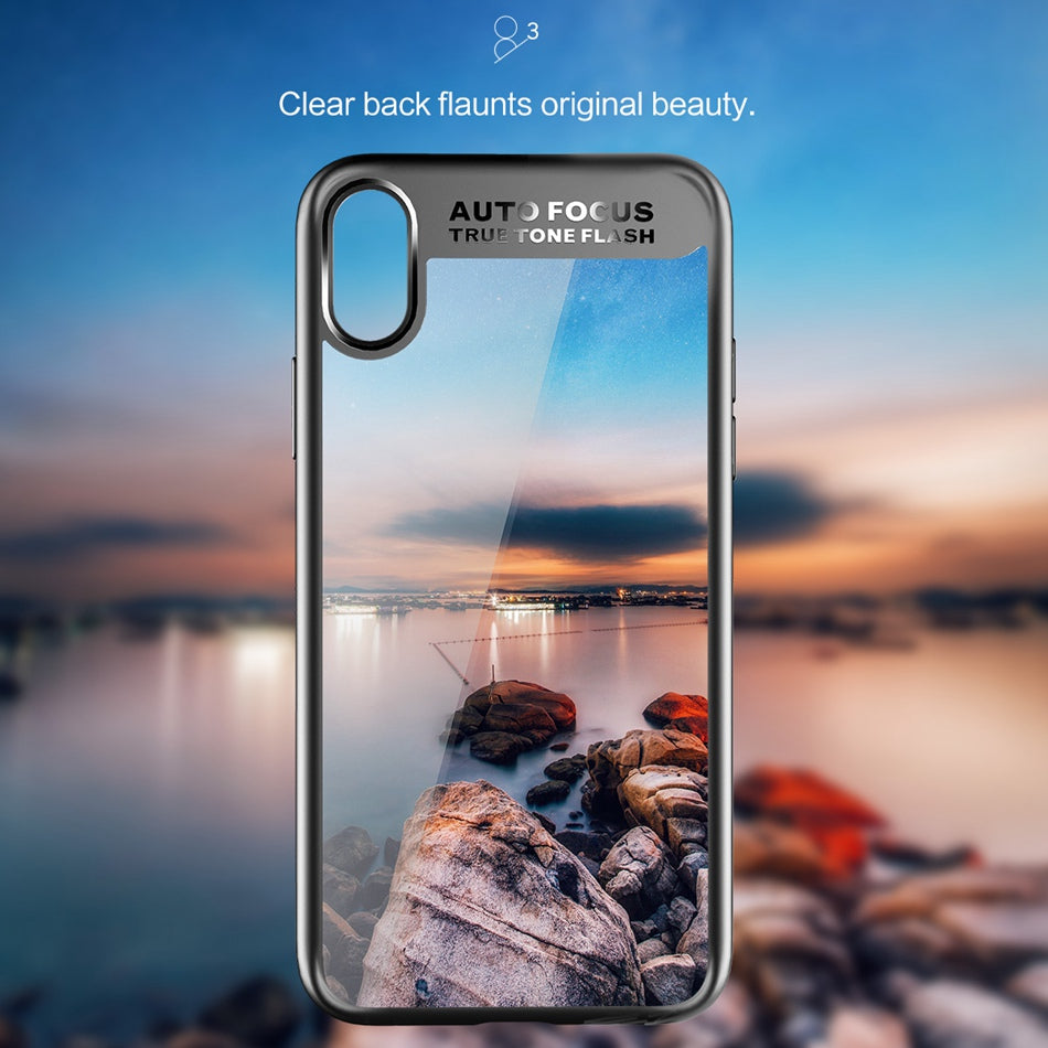 For iphone X (ten) - Ultra Thin Clear Shell 360 degree all side protection Case Cover For iphone X (ten)