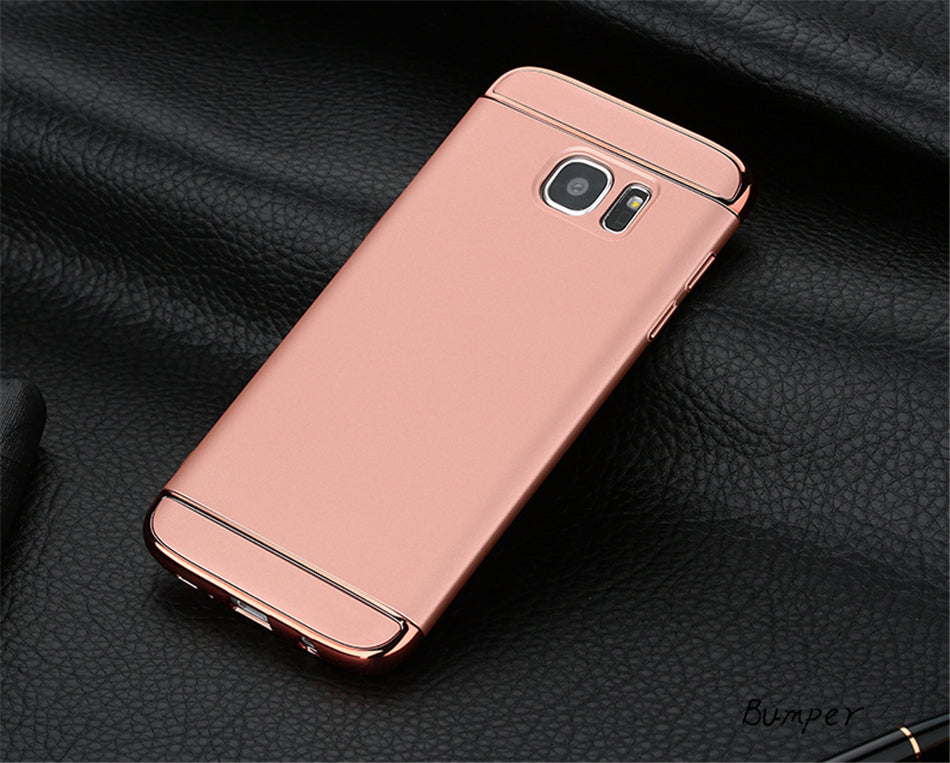 Samsung C9 Pro Ultra Thin Matte Finished Smooth Touch Hybrid Electroplating 3 in 1 Back Cover for Samsung C9 Pro