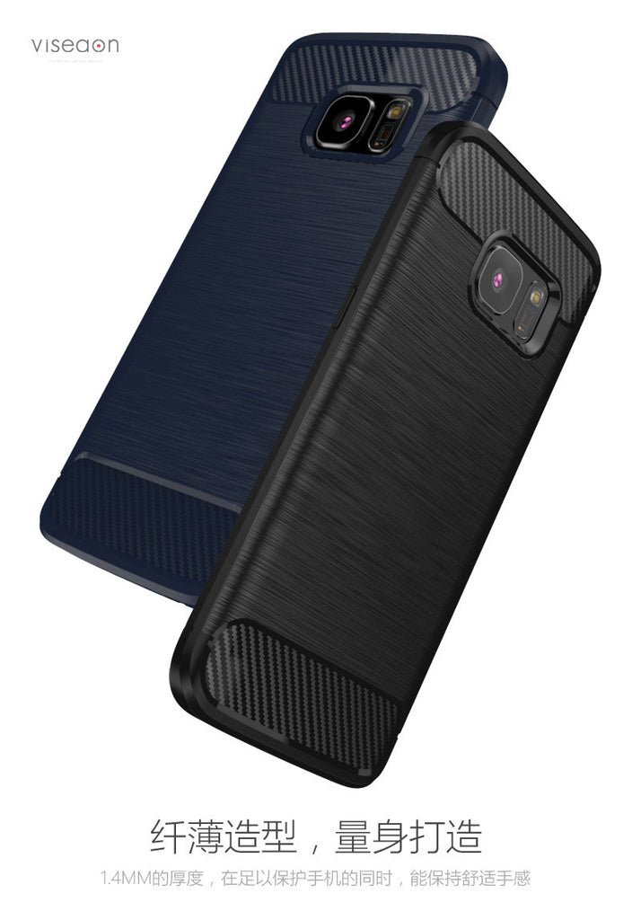 Samsung S7 Edge prime Rugged Brushed Armor Shock Proof Back Cover Case For Samsung S7 Edge