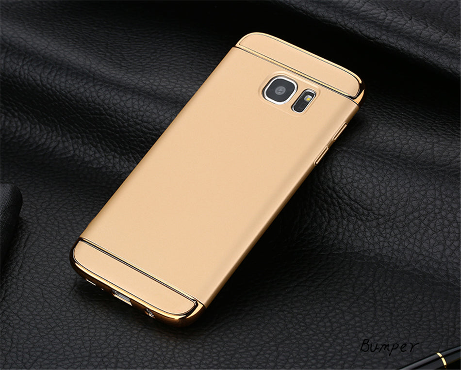 Samsung C9 Pro Ultra Thin Matte Finished Smooth Touch Hybrid Electroplating 3 in 1 Back Cover for Samsung C9 Pro