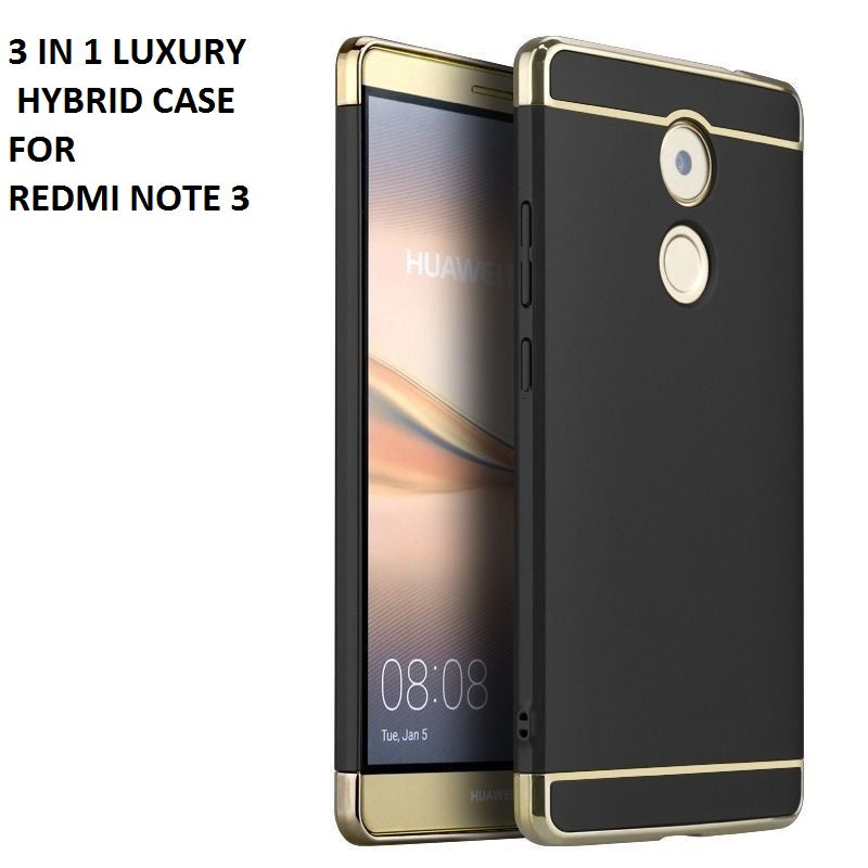 Xiaomi Mi Redmi Note 3  - 3-in-1 SHOCKPROOF Dual Layer Thin Back Cover Case For Xiaomi Mi Redmi Note 3