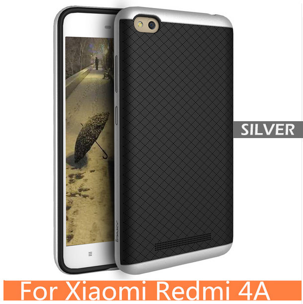 FOR REDMI 4A - PC Bumper & TPU Silicone Back Dual Layer Hybird Shockproof Back Cover Case For Xiaomi Redmi 4a