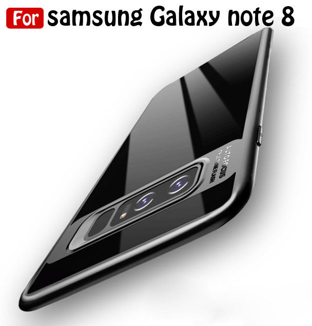 Samsung Galaxy Note 8 Cover Original Mingdum Series Ultra Thin Clear Shell Transparent PC & TPU Silicone 360 degree all side protection Case Cover For Samsung Galaxy Note 8