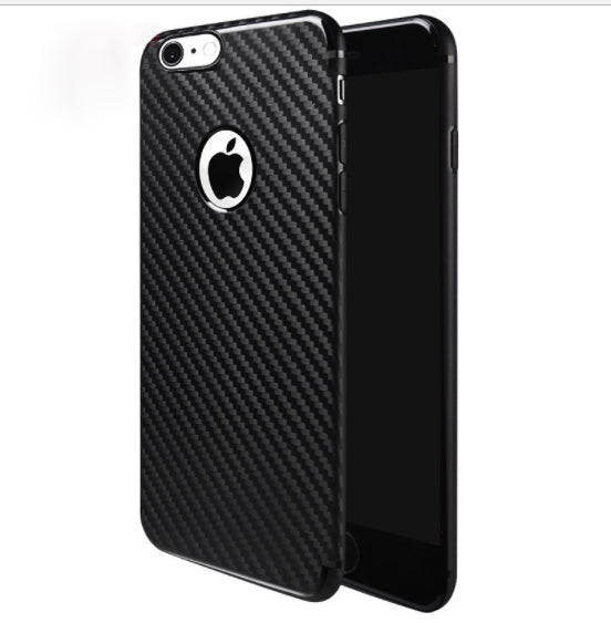 For iphone 6/6s Carbon Fiber TPU Back Case Cover For Apple iPhone 6 / iPhone 6S (4.7)