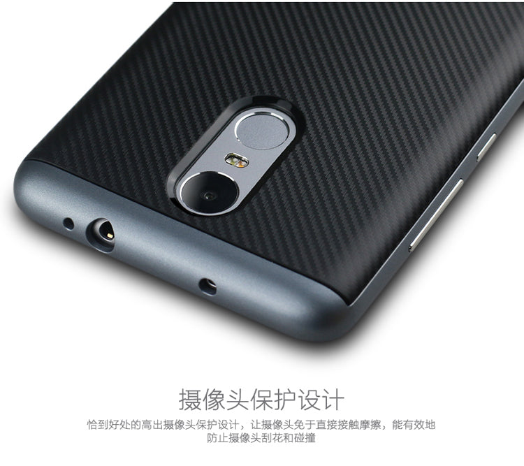 FOR REDMI Note 3 - PC Bumper & TPU Silicone Back Dual Layer Hybird Shockproof Back Cover Case For Xiaomi Redmi Note 3